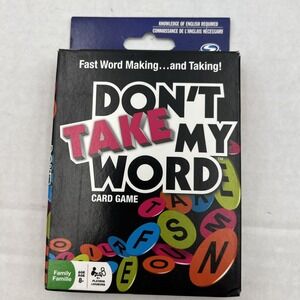 DON'T TAKE MY WORD Family Card GAME Spin‎ Master New